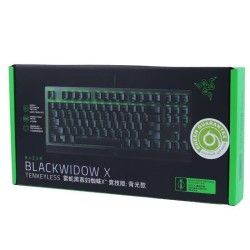 کیبورد سیمی گیمینگ Razer مدل BlackWidow X Tenkeyless با سوییچ‌ سبز